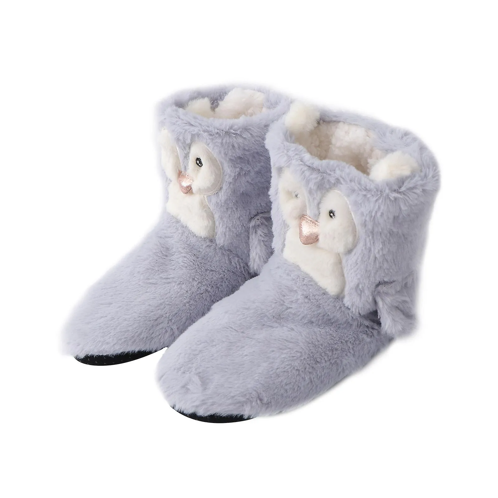 1 Pair Of Winter Shoes Indoor Boots Warm Footwear Sole Boots (dusty Blue)
