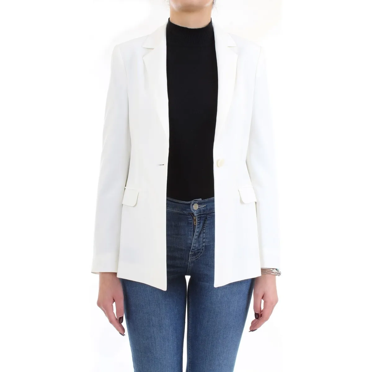10411020 Chaqueta mujer blanco
