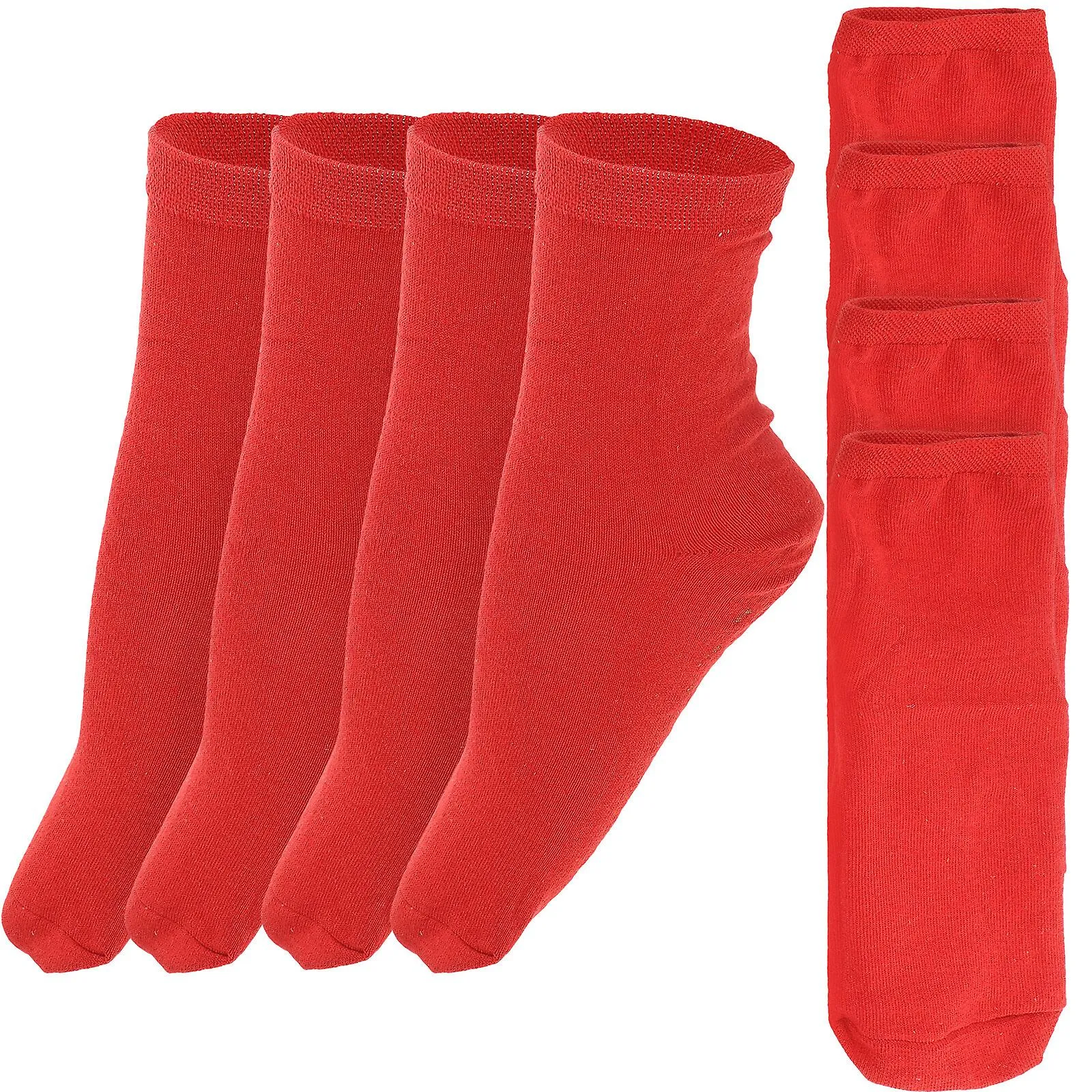 4 PAIRS OF SELFHEATING PADDED COTTON SOCKS FOOT FEET MASSAGER ELASTIC WARM SOCKS