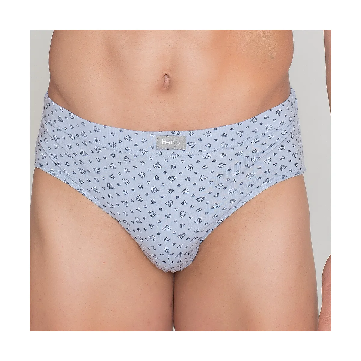 413b PACK OF 3 BLUE PRINTED AND PLAIN CLOSED SLIPS