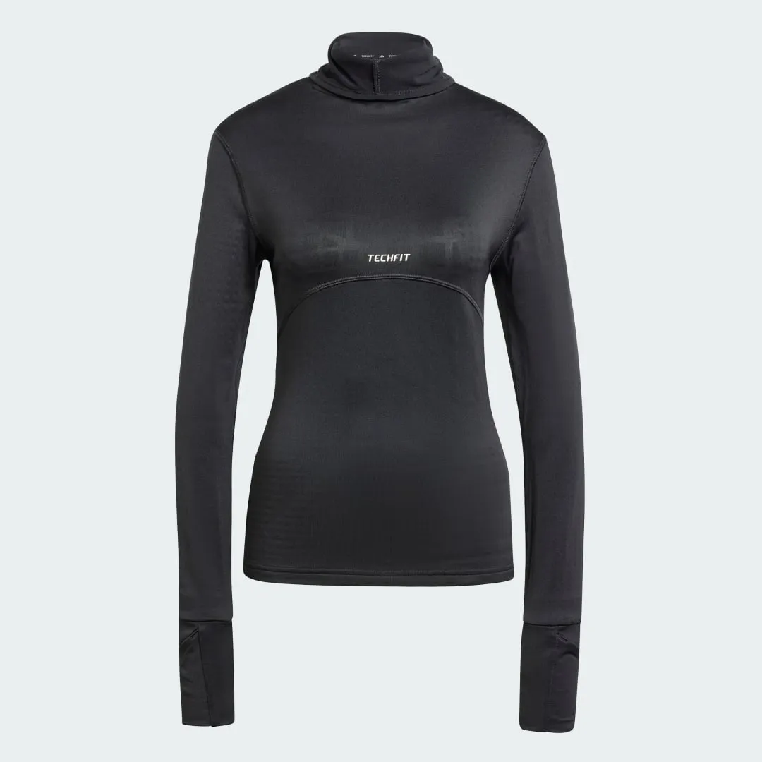 adidas Performance Top TECHFIT COLD.RDY Funnel Neck Long Sleeve