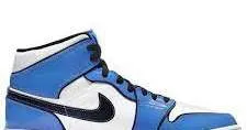AIR JORDAN 1 MID SIGNAL BLUE  DD6834402