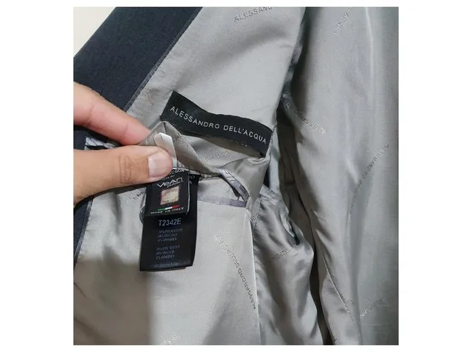 Alessandro Dell'Acqua Blazers Chaquetas Gris 