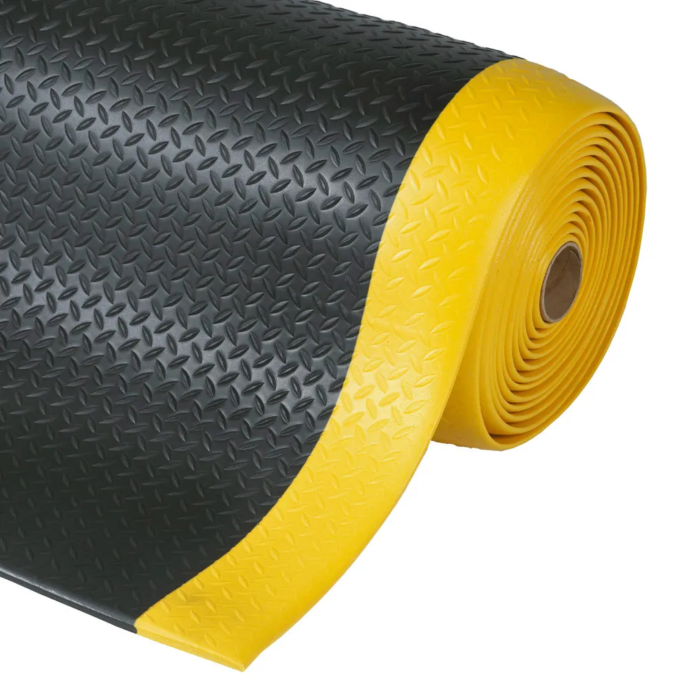 ALFOMBRA DE TRABAJO DIAMOND SOFTRED, S 6.K, ANCHO: 60CM, LARGO MáX.: 18 M, AMARILLO/NEGRO, €/M