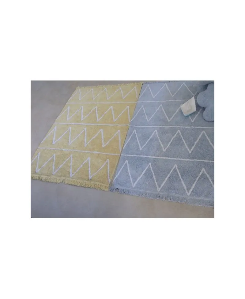 Alfombra Lavable Lorena Canals Hippy Blue