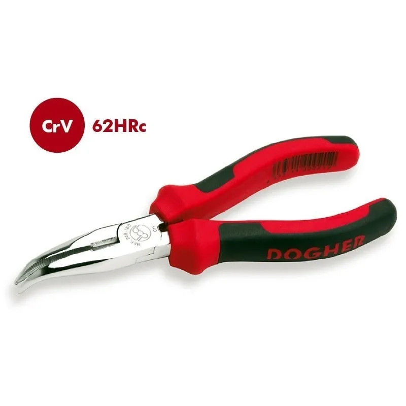 Alicates Bocas Semiredondas Curvas con Corte Profesional CRV 62 HRC DOGHER