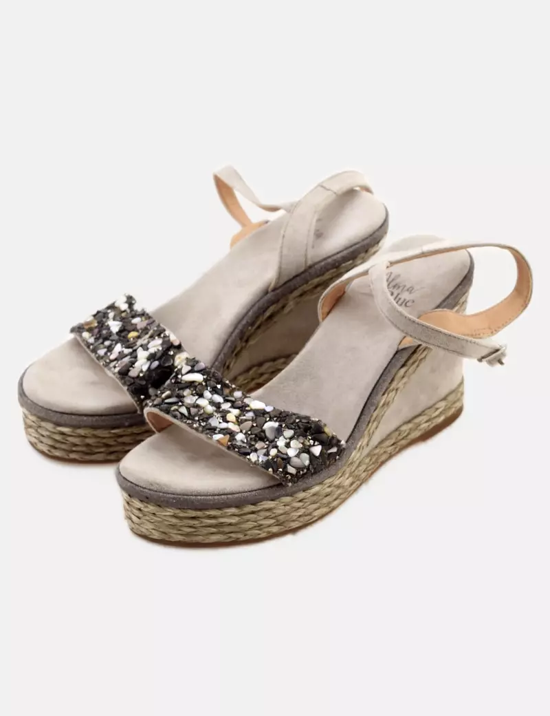 Alma blue Sandalias