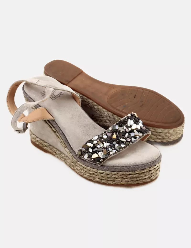 Alma blue Sandalias