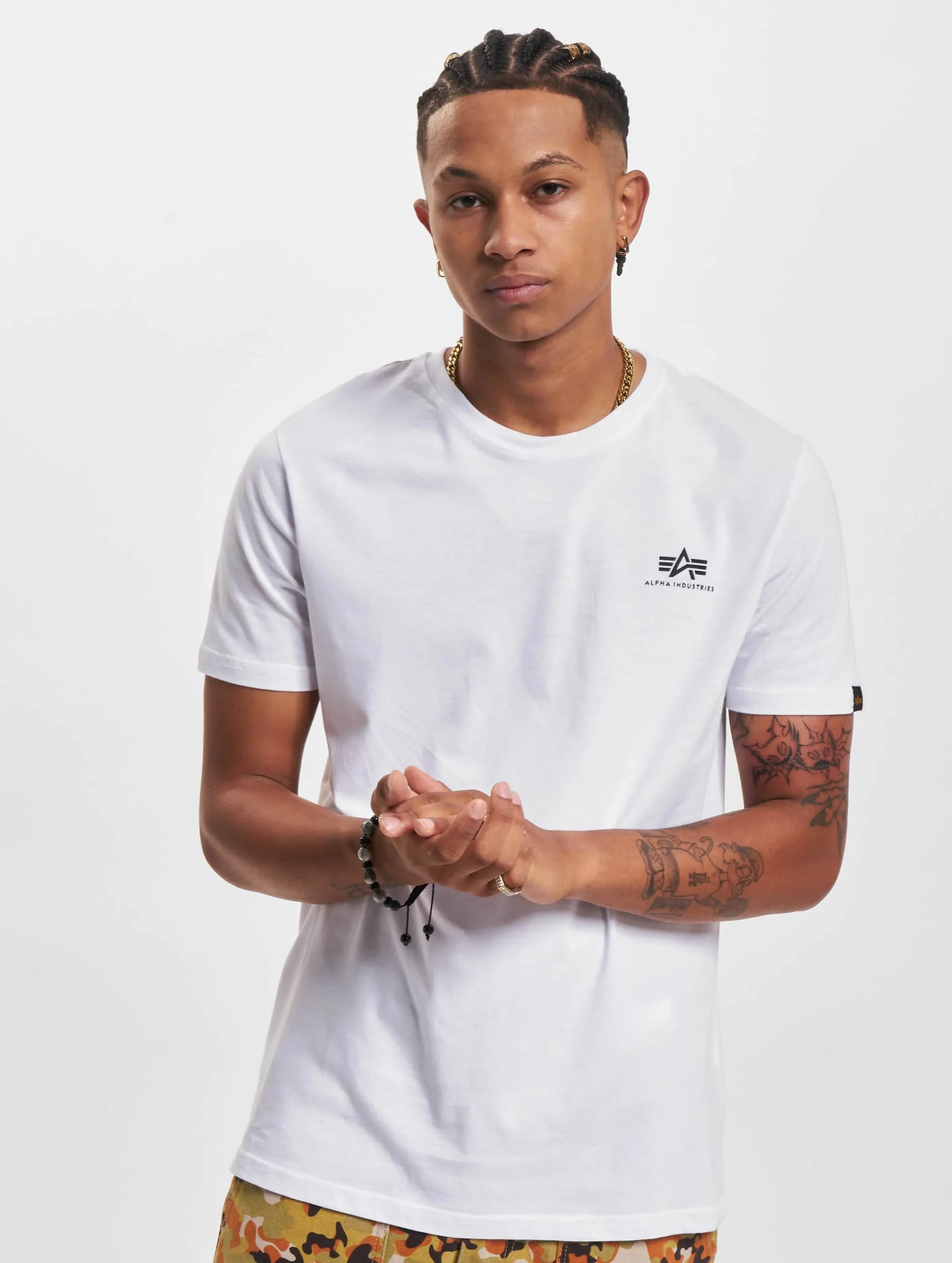 ALPHA INDUSTRIES ALPHA INDUSTRIES BACKPRINT CAMO PRINT TSHIRT