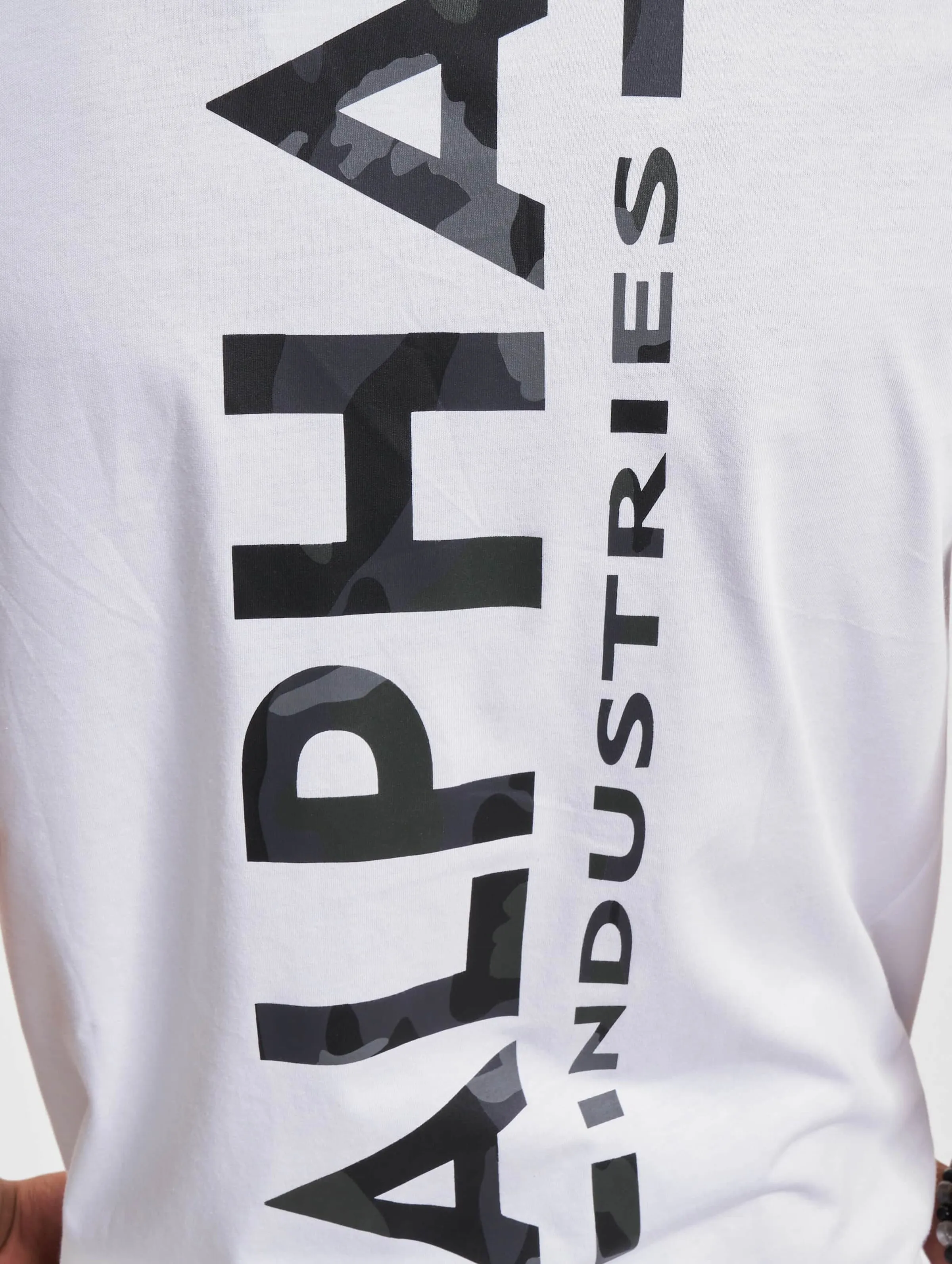 ALPHA INDUSTRIES ALPHA INDUSTRIES BACKPRINT CAMO PRINT TSHIRT