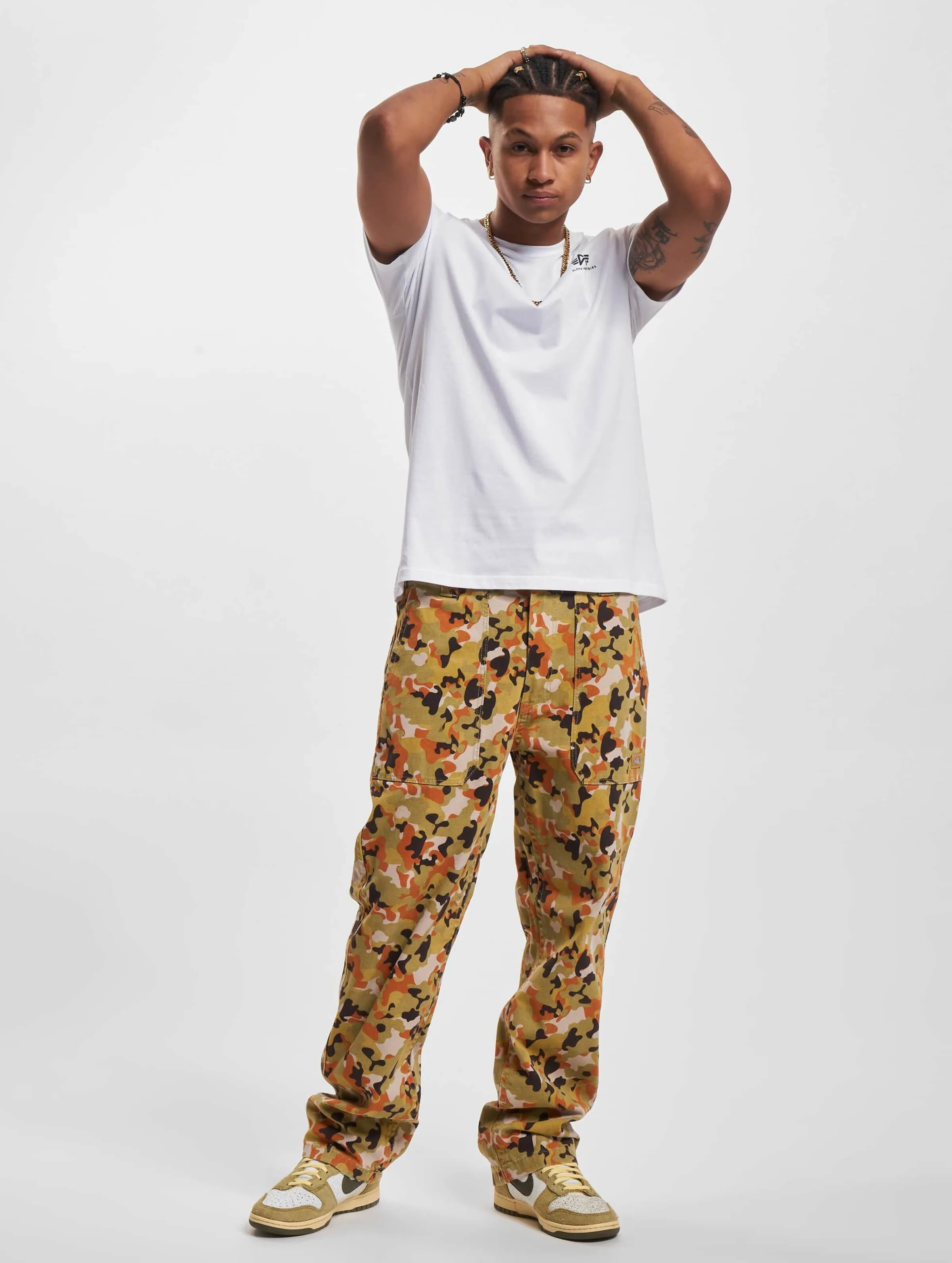 ALPHA INDUSTRIES ALPHA INDUSTRIES BACKPRINT CAMO PRINT TSHIRT