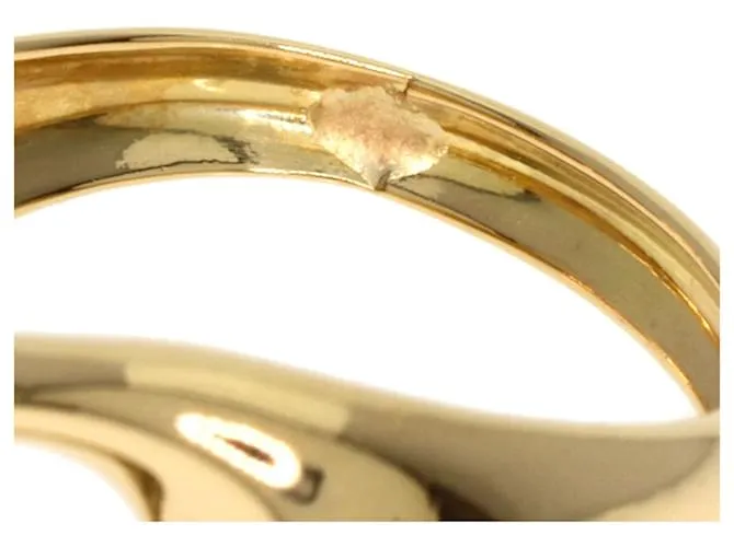 Anillo de banda de oro amarillo de 18K en forma de corazón Tiffany & Co. 