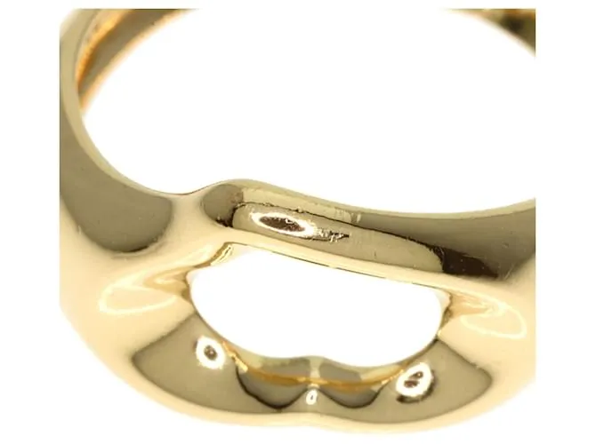Anillo de banda de oro amarillo de 18K en forma de corazón Tiffany & Co. 