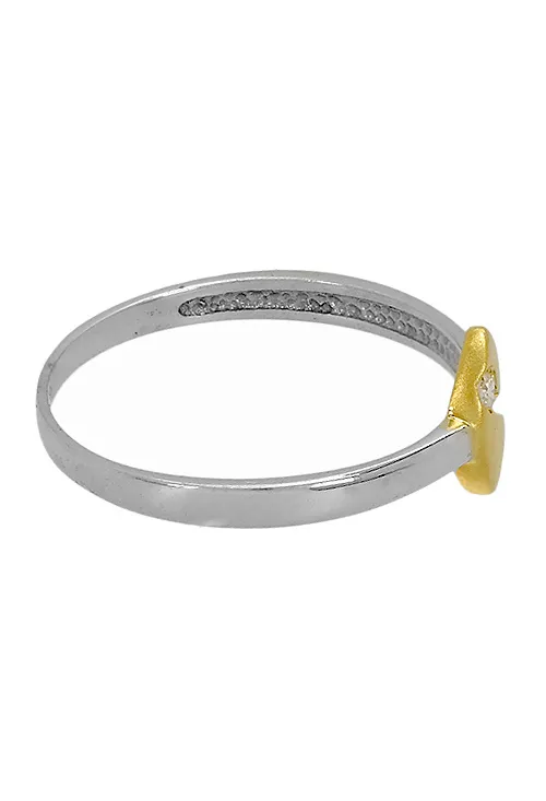 Anillo de compromiso oro bicolor con diamante. 083_AURYGEM016