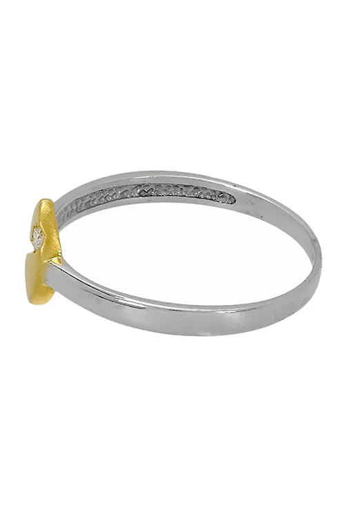Anillo de compromiso oro bicolor con diamante. 083_AURYGEM016