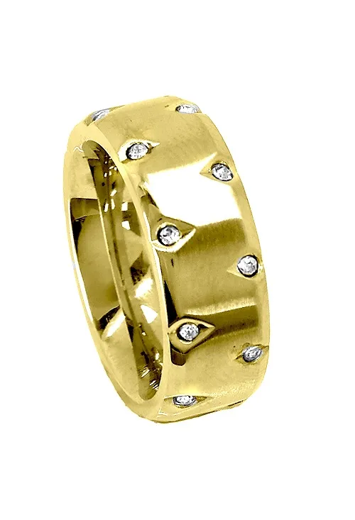 ANILLO EN ACERO DORADO CON CIRCONITAS 276_A2326A