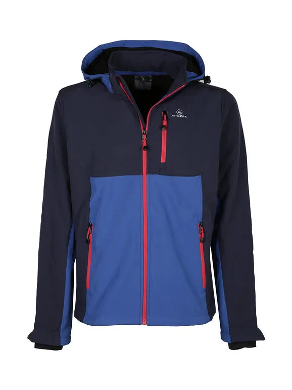 Athl Dpt Chaqueta impermeable hombre con capucha