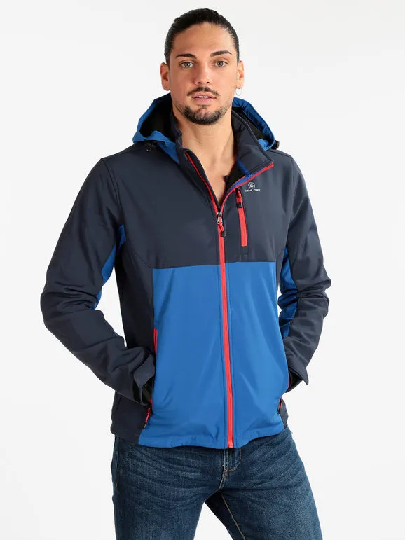 Athl Dpt Chaqueta impermeable hombre con capucha