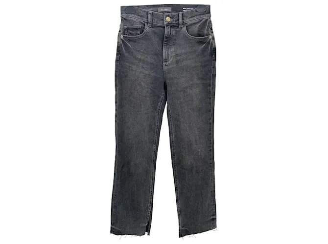 AUTRE MARQUE DL1961  PANTALONES VAQUEROS.FR 36 ALGODóN  ELASTANO NEGRO 