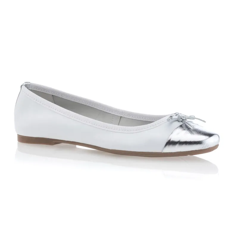 Bailarinas / manoletinas mujer blanco
