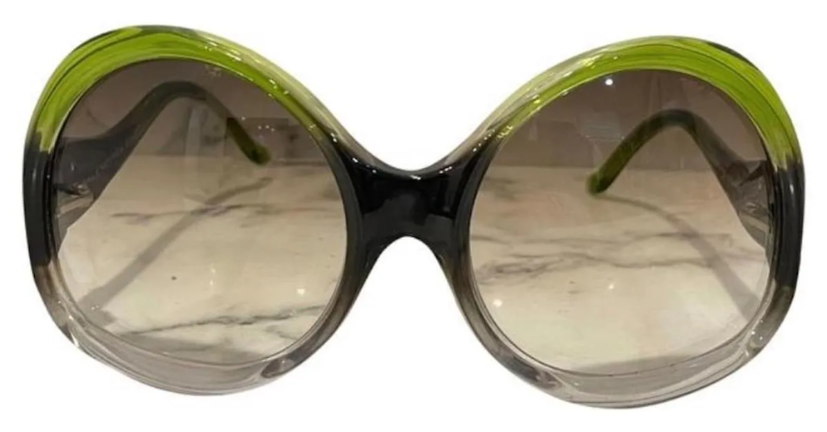 Balenciaga Lentes de sol Verde 
