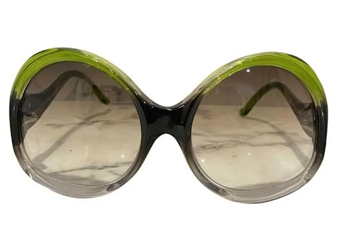 Balenciaga Lentes de sol Verde 