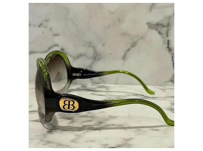 Balenciaga Lentes de sol Verde 