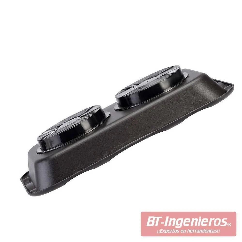 Bandeja magnetica doble de taller. ABS