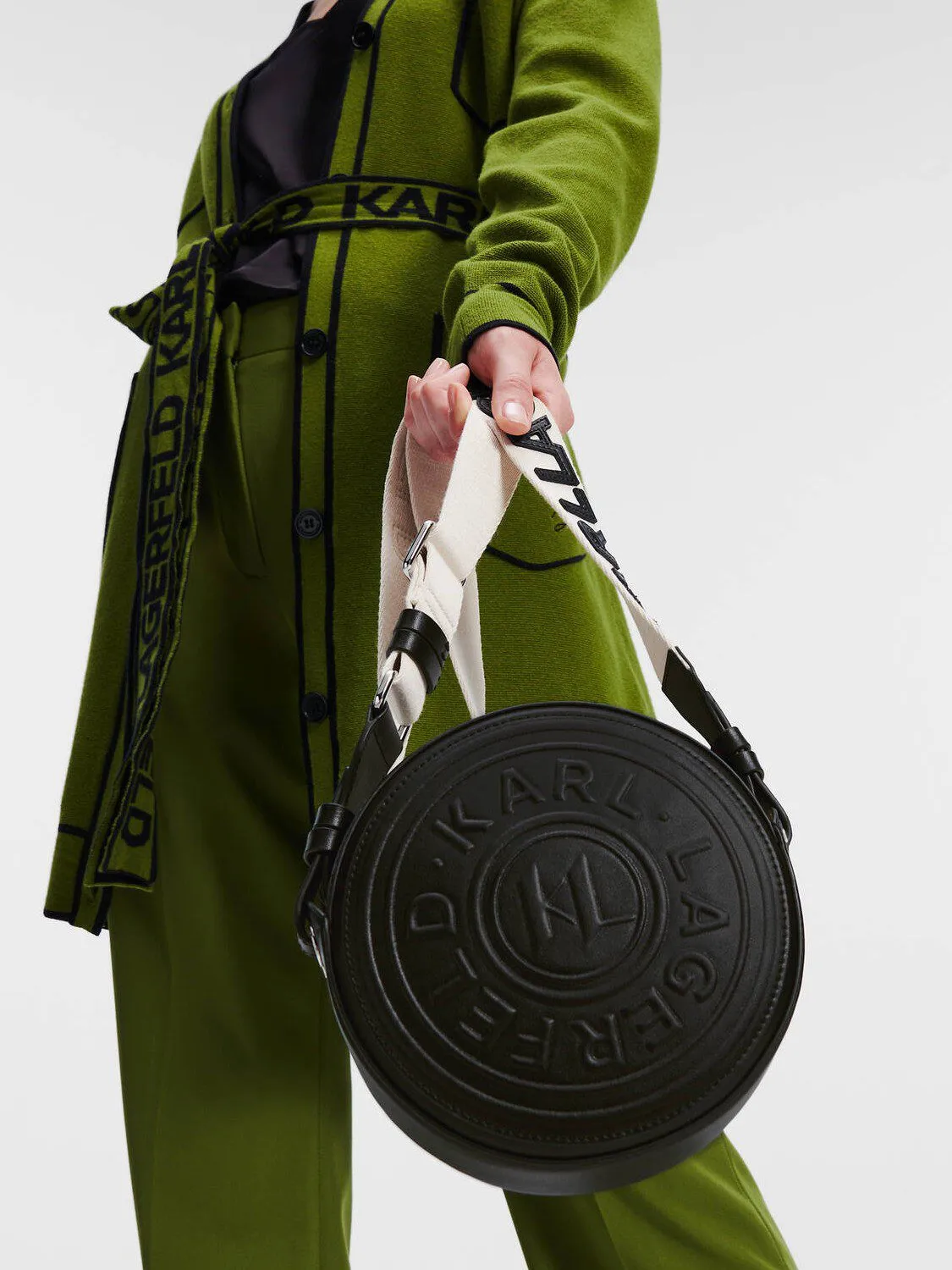 BANDOLERA LOGOTIPO CIRCLE KARL LAGERFELD