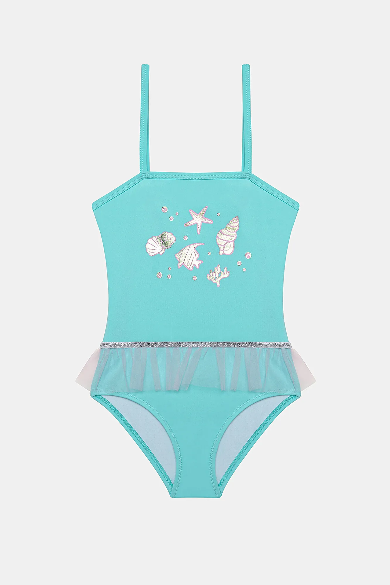 Bañador azul para niña