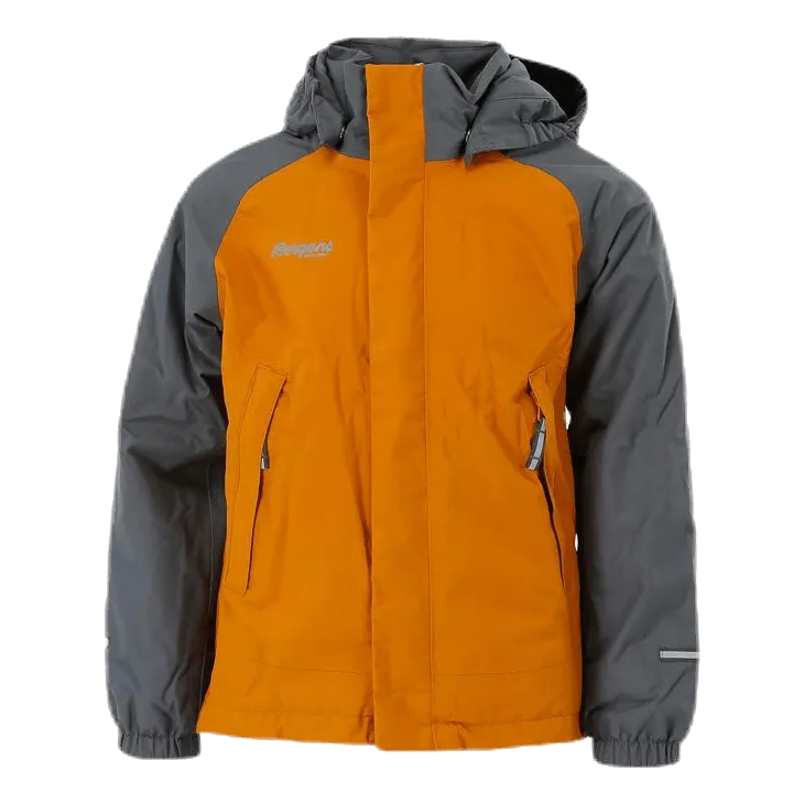 Bergans Of Norway Storm Ins Kids Jacket 10 000 mm Grey/Yellow