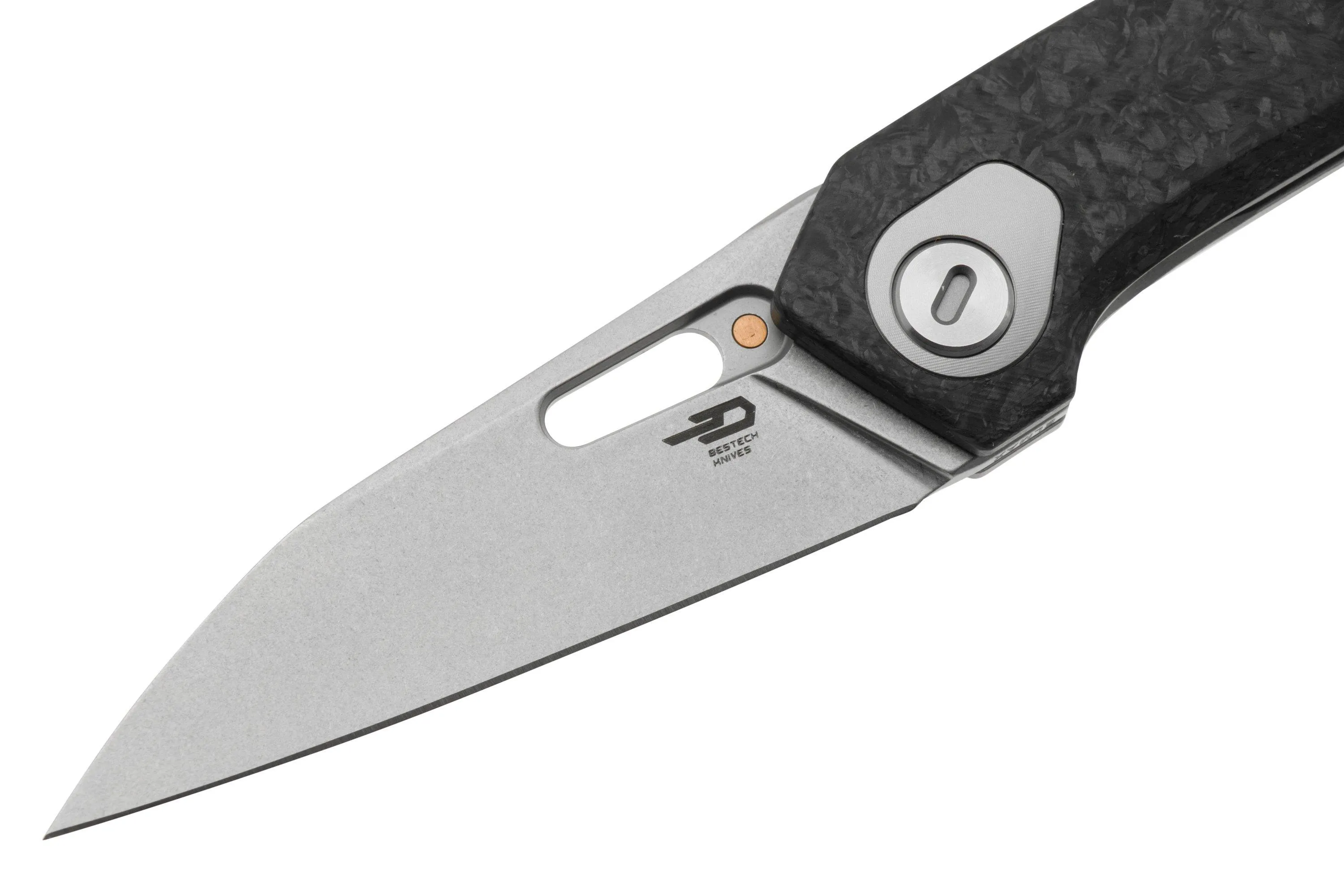 BESTECH VKVOID BT2305B, ELMAX, STONEWASHED TITANIUM CARBON FIBER, NAVAJA