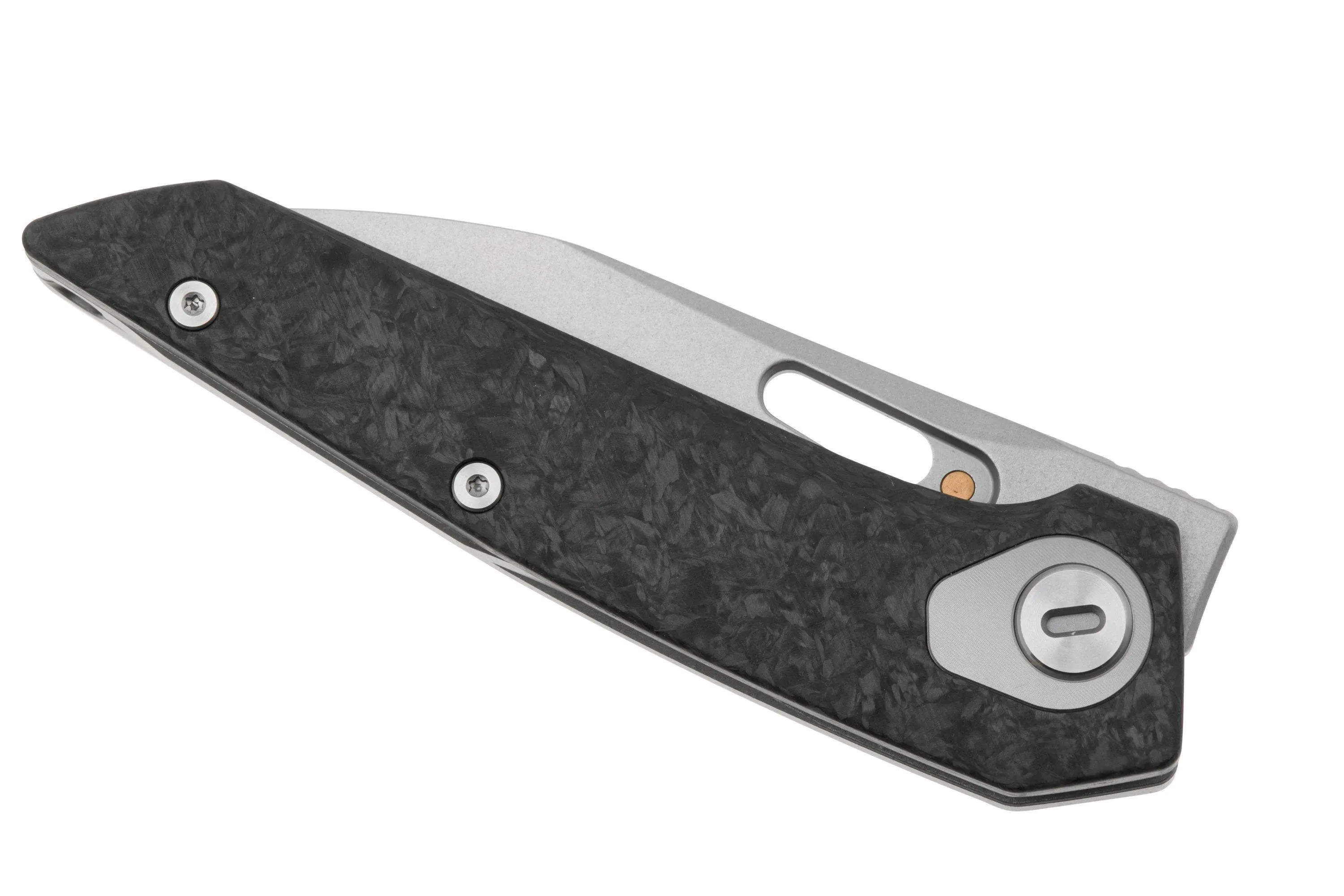 BESTECH VKVOID BT2305B, ELMAX, STONEWASHED TITANIUM CARBON FIBER, NAVAJA