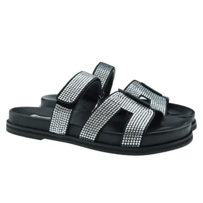 BIBILOUSandalias Bibilou Joya Planas Negras Mindy