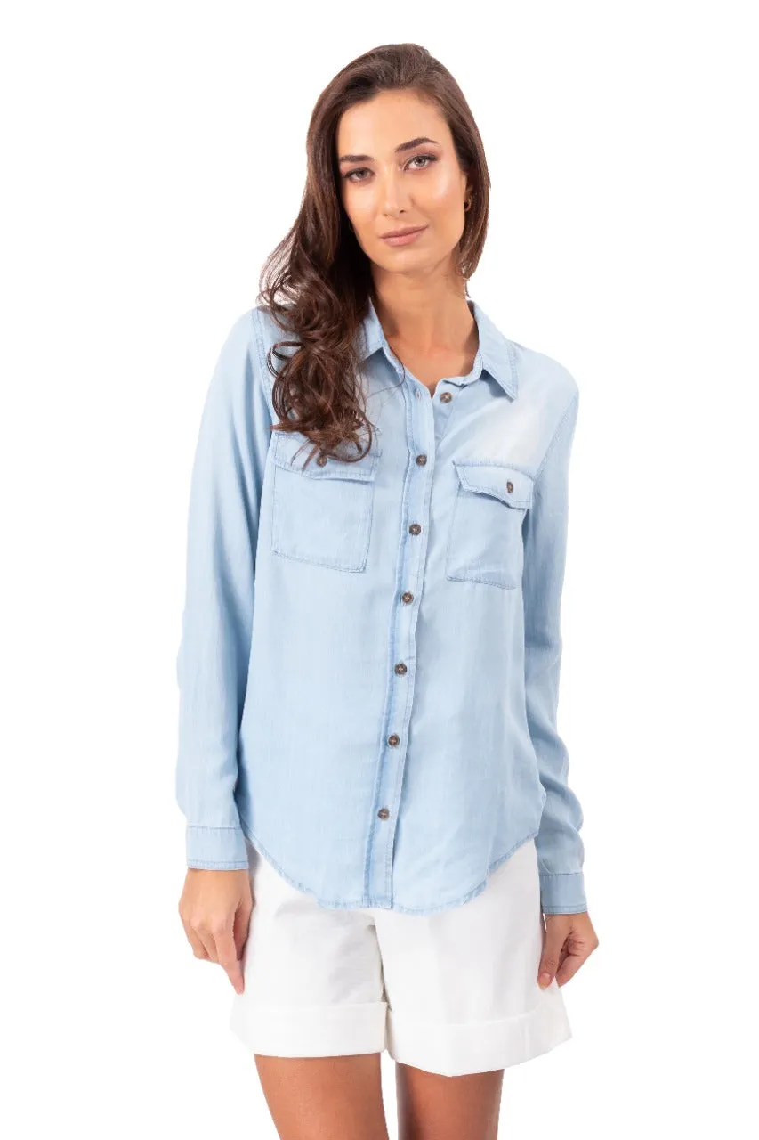 BLUSA CAMISERA DAMA ASPIK ALE2354