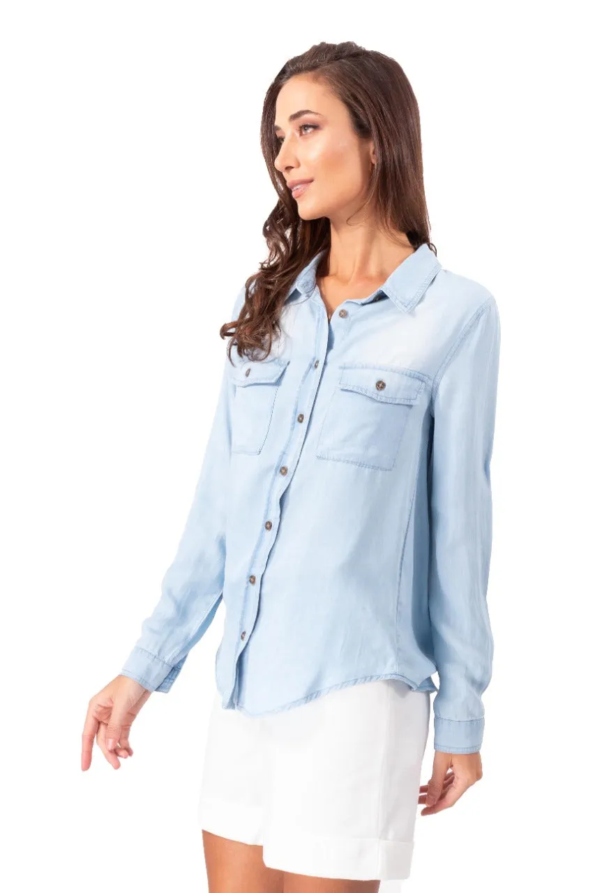 BLUSA CAMISERA DAMA ASPIK ALE2354