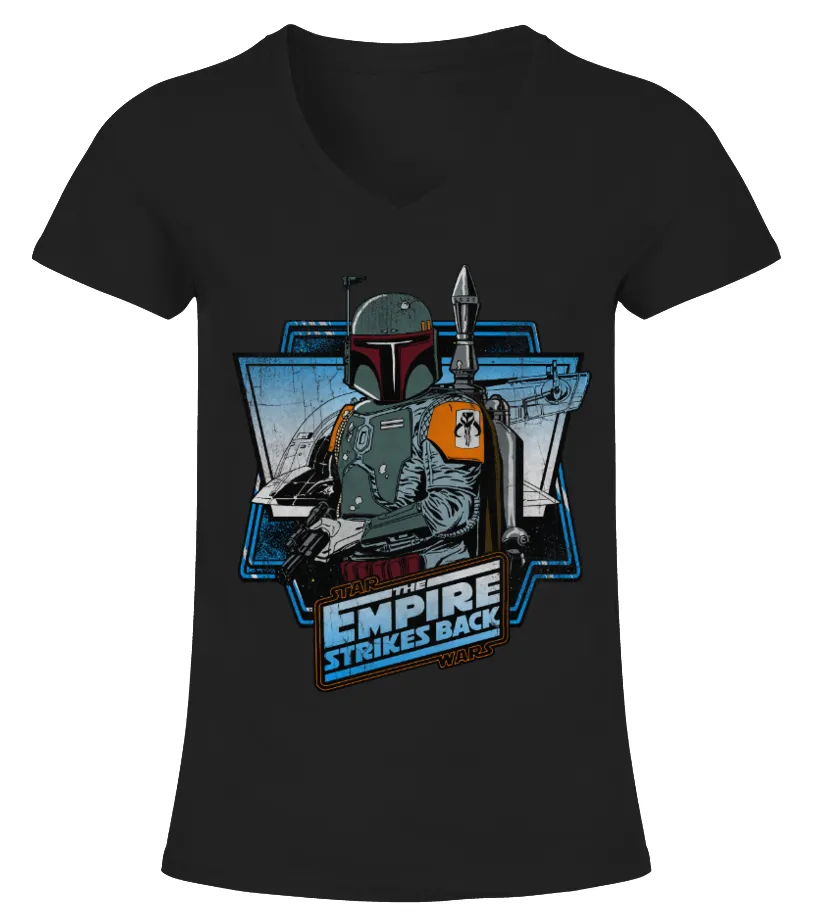 Boba Fett The Empire Strikes Back Camiseta cuello pico Mujer