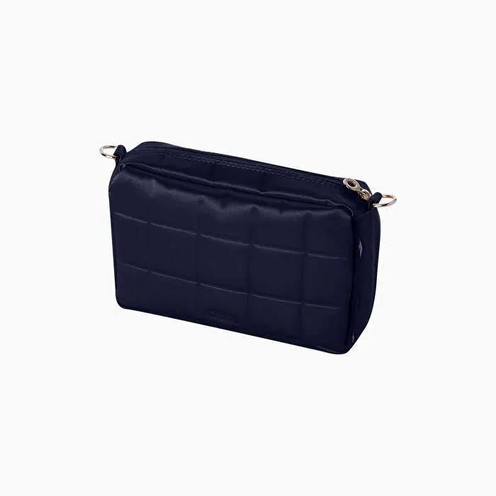 Bolsa interna satin 3D azul marino O bag glam