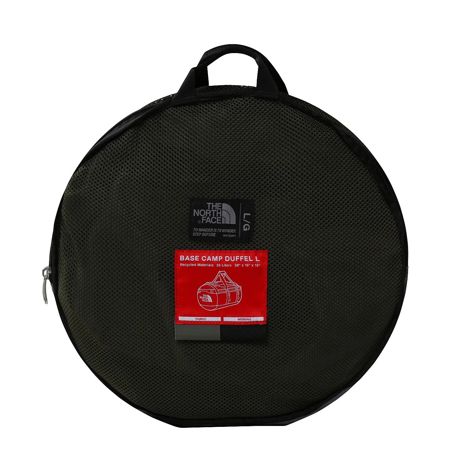 BOLSA THE NORTH FACE BASE CAMP DUFFEL L  NEW TAUPE GREEN/TNF BLACK/NPF