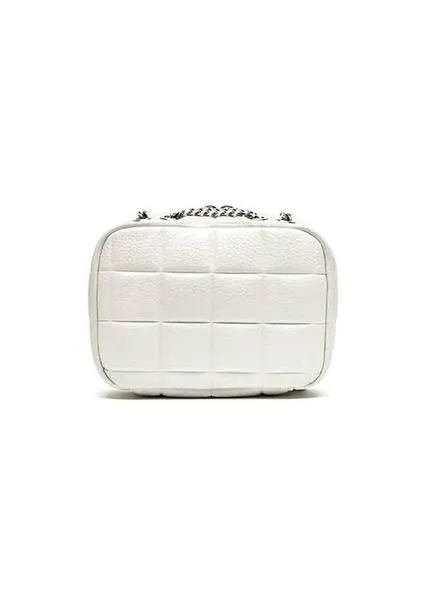 bolso lacoste croco blanco mujer