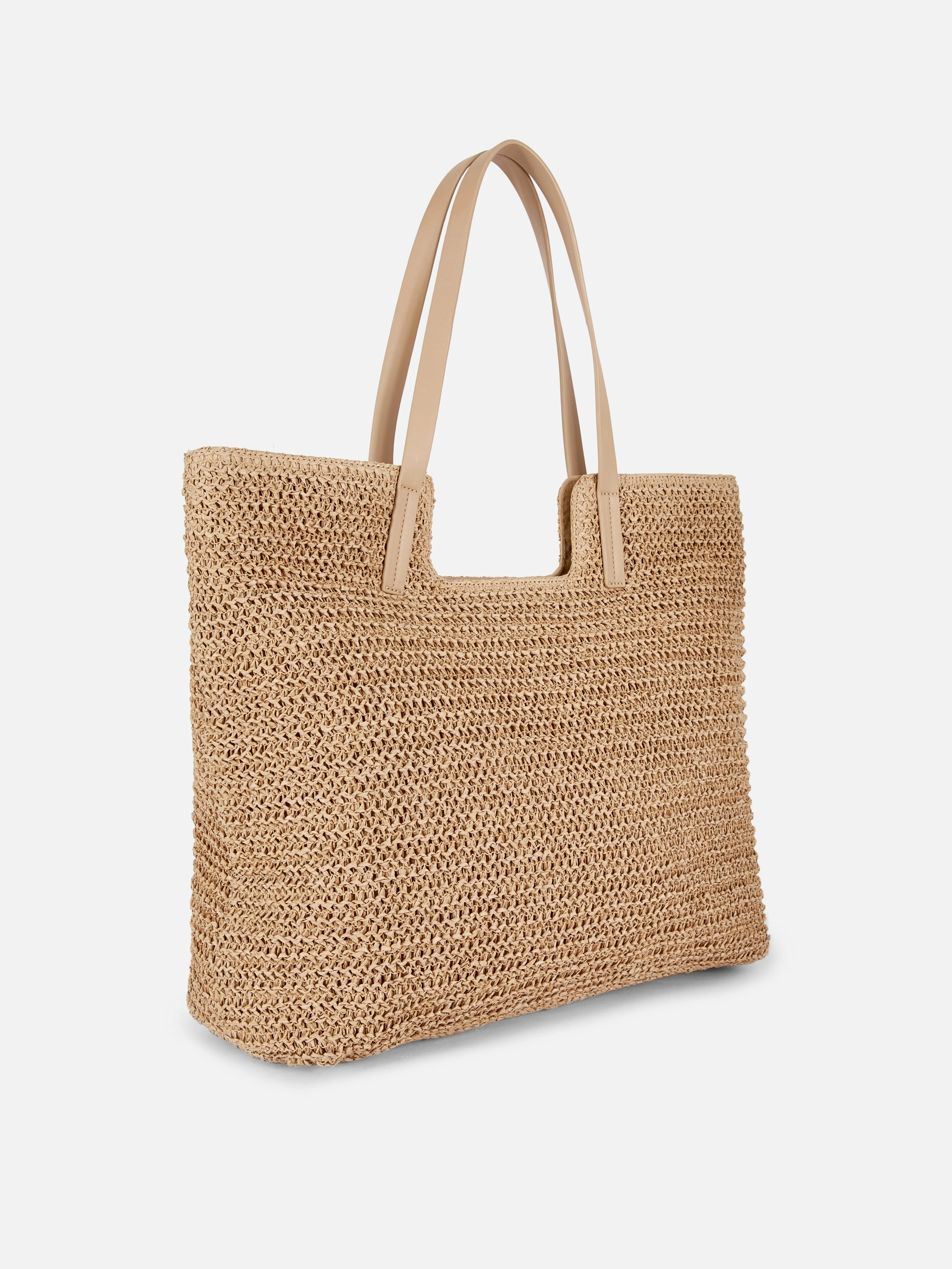 Bolso shopper de paja