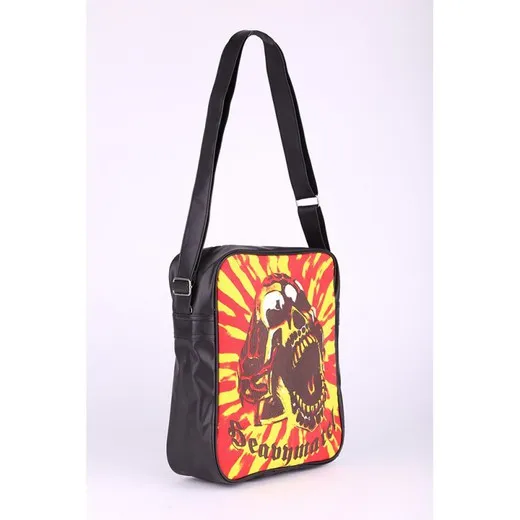 Bolso Tela Calavera Amarillo