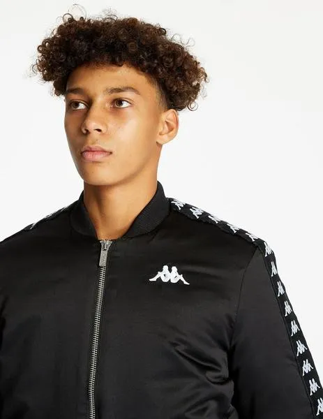 Bomber negra de chico KAPPA Bawer