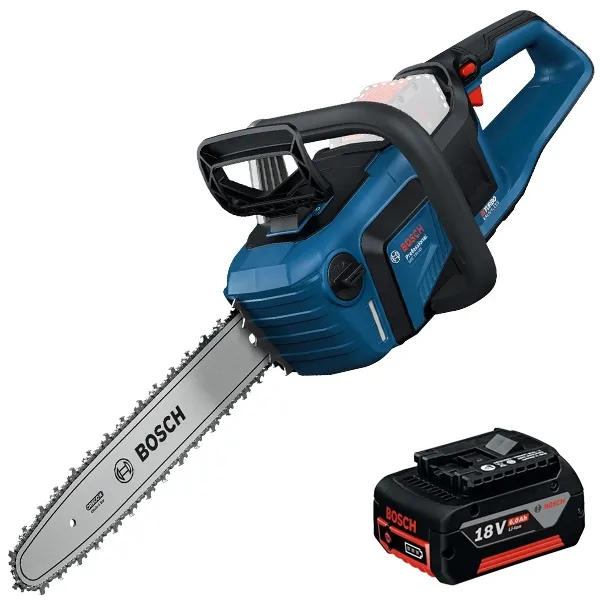 BOSCH  GKE 18V40  MOTOSIERRA CON BATERíA SIN BATERíAS Y CARGADORES, LIION, 18 V,  AH, 40 CM, 12.4 M / S + BOSCH  GBA  BAT