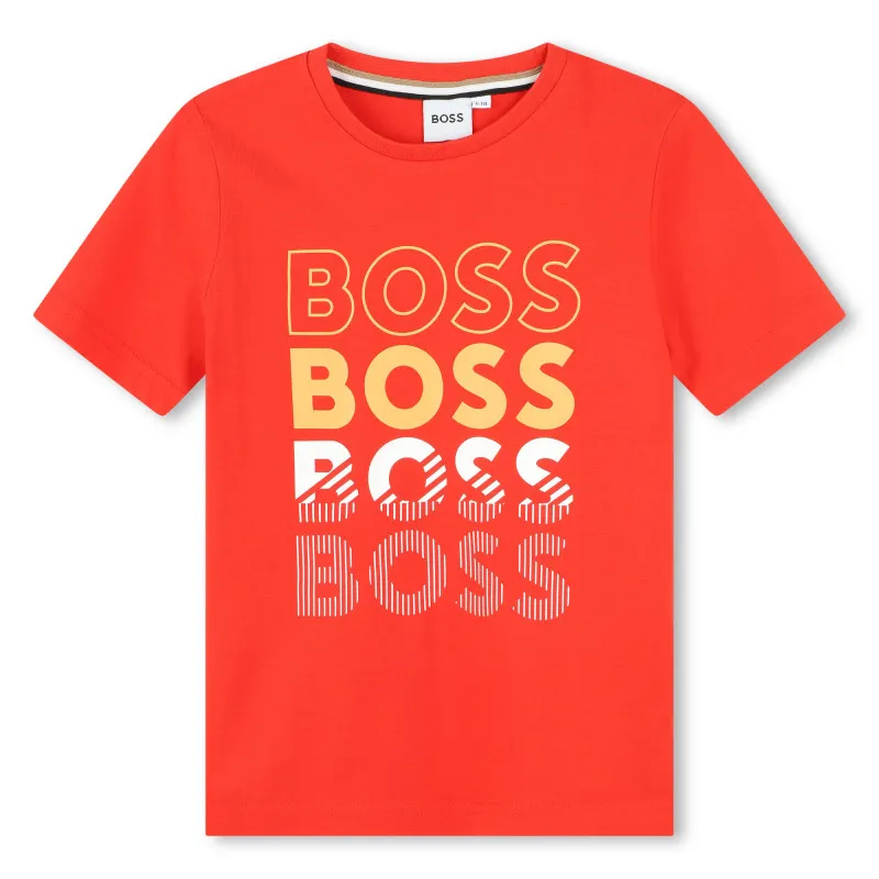 BOSS Camiseta de cuello redondo