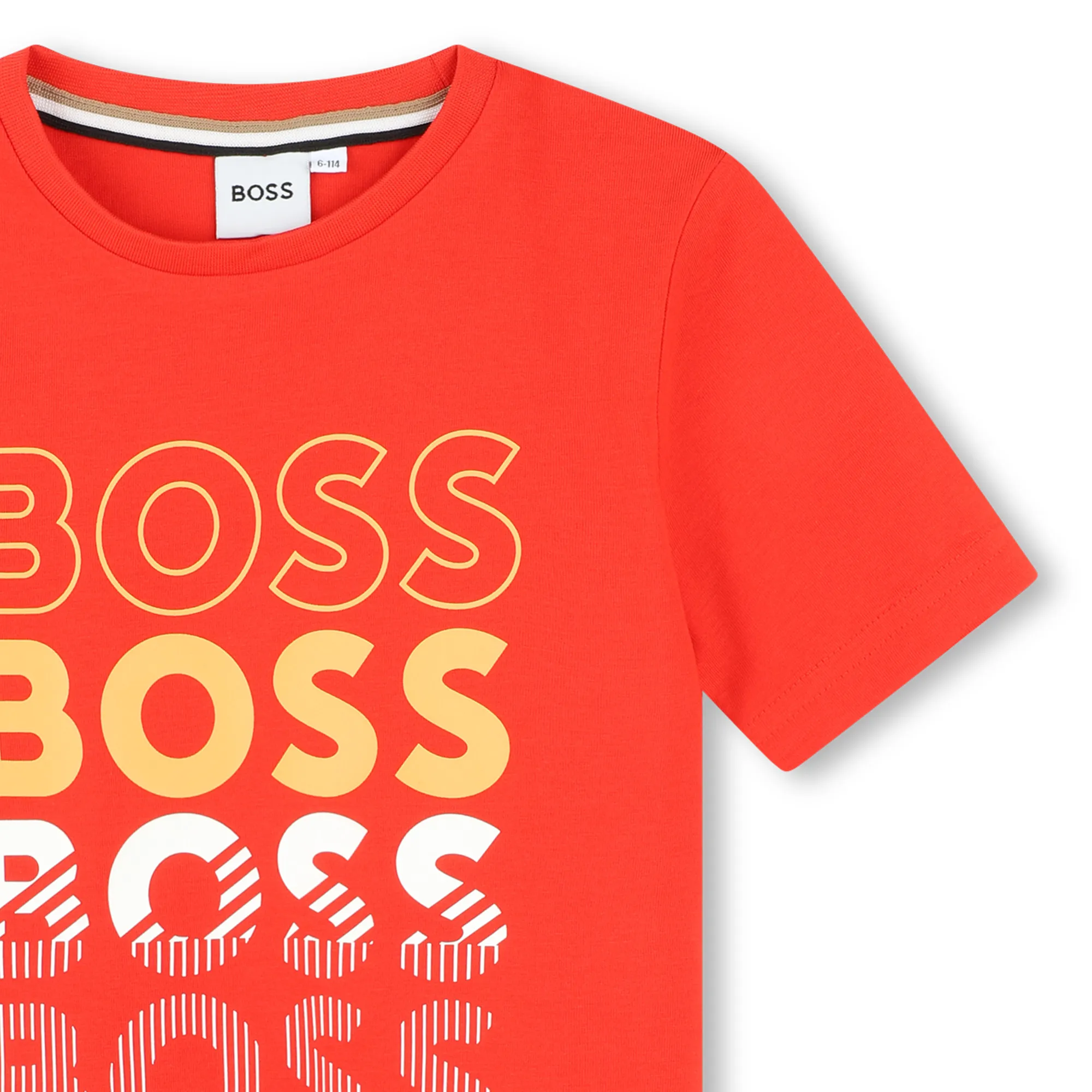 BOSS Camiseta de cuello redondo