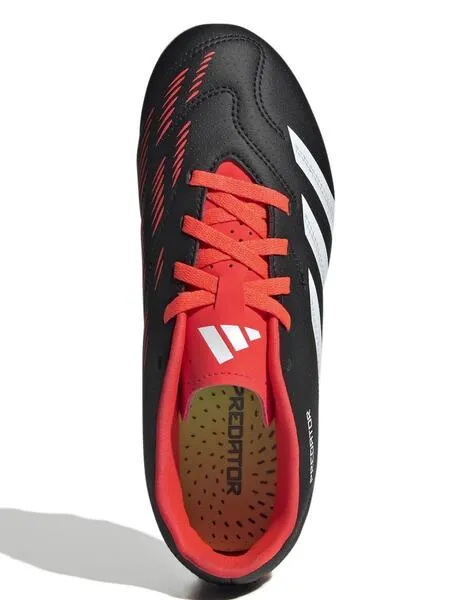 Bota Futbol Adidas Predator Negro Naranja Unisex