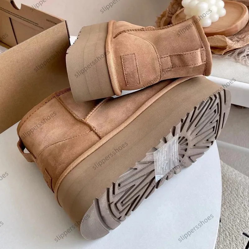 Botas de diseño para hombres y mujeres Australia zapatillas Tasman Plataforma para mujer Boties de invierno Boot de nieve clásic