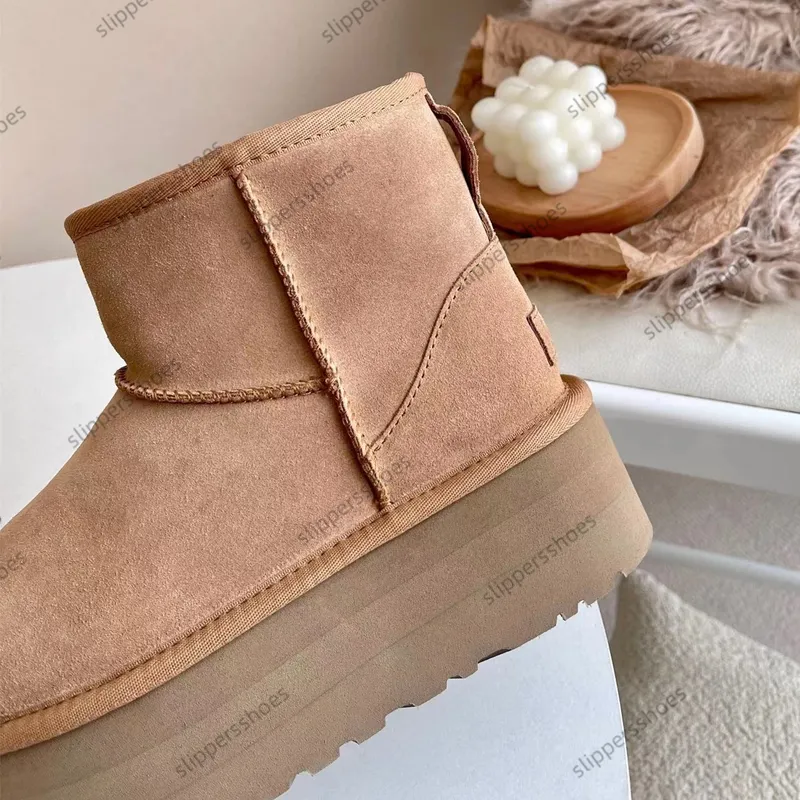 Botas de diseño para hombres y mujeres Australia zapatillas Tasman Plataforma para mujer Boties de invierno Boot de nieve clásic