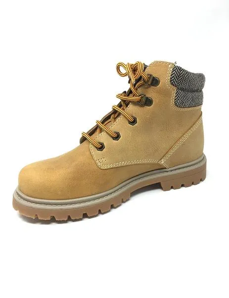 botin amarillo cordon